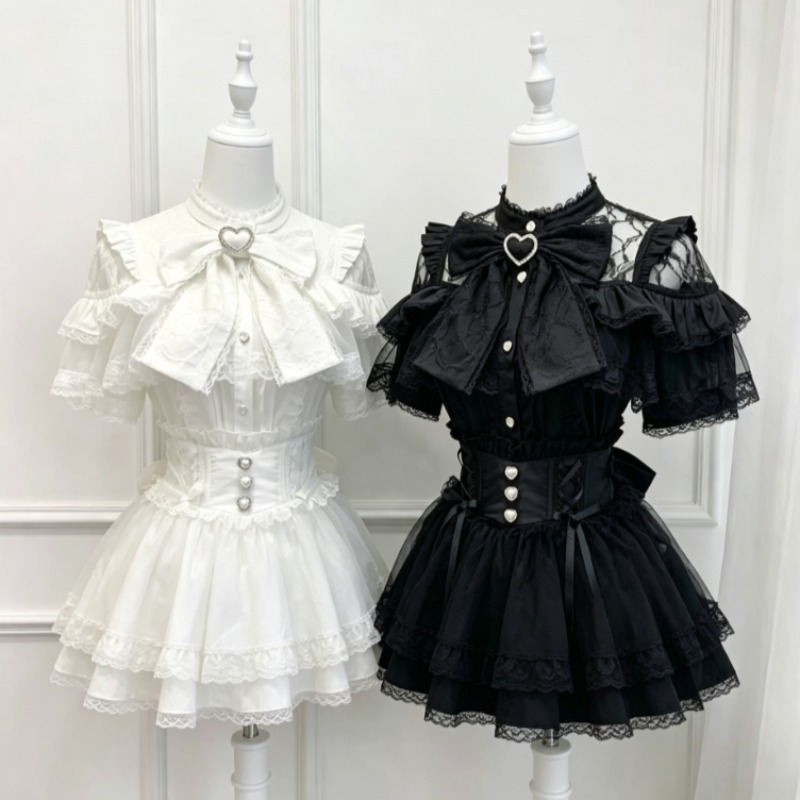Kawaii Japanese Lolita Blouse  - Japanese Women Formal Wear avaliação e preço