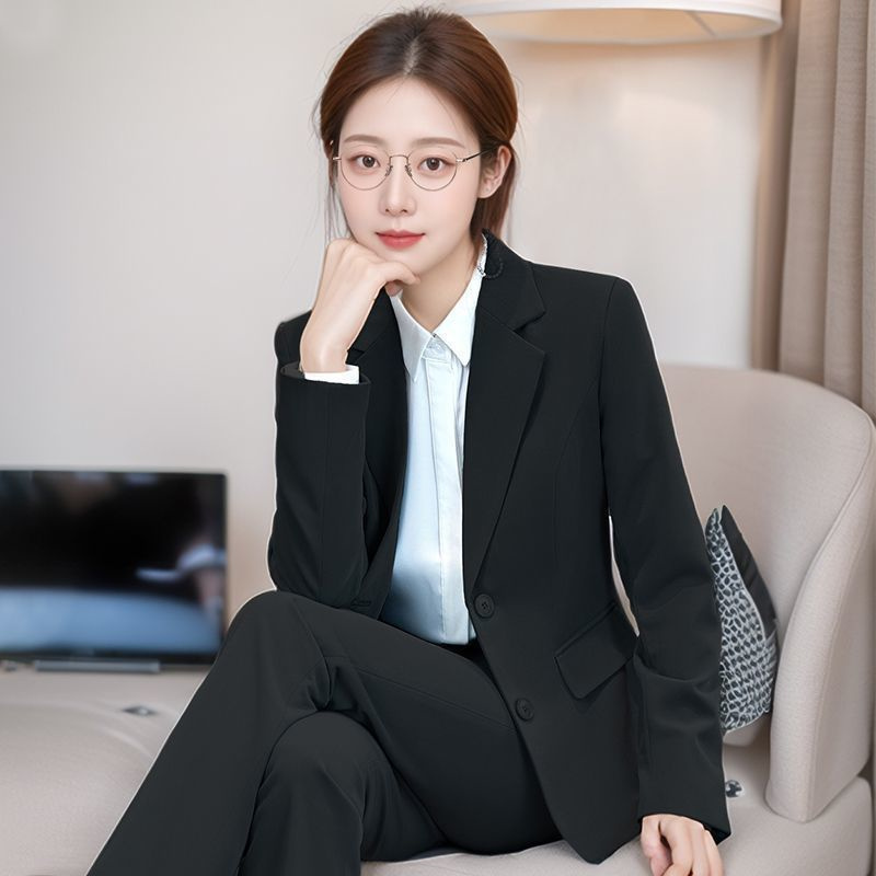 Korean Black Suit Jacket For W - Women Formal Wear Korean avaliação e preço