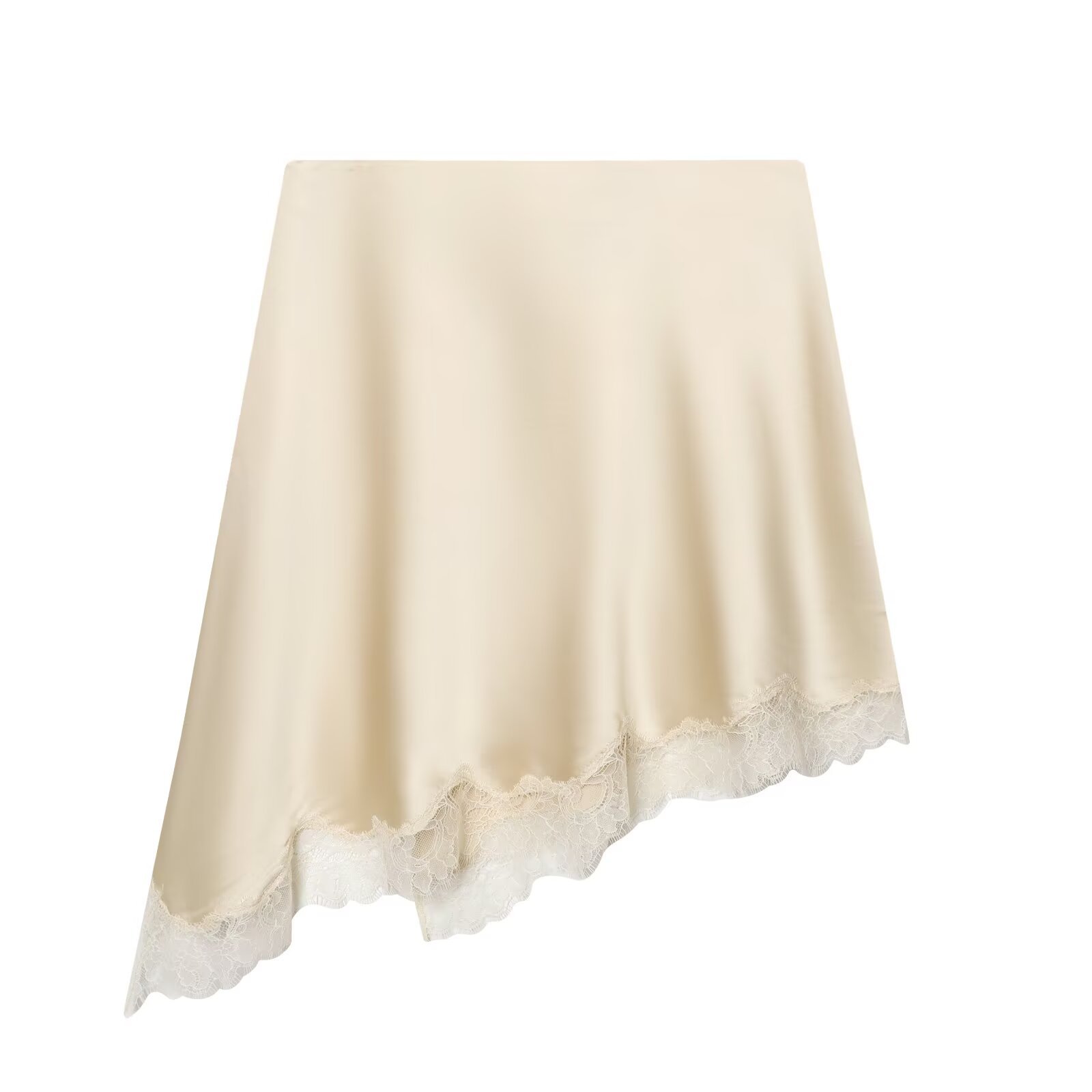Women's Elegant Satin Lace Hem - Yellow Formal Wear Women avaliação e preço