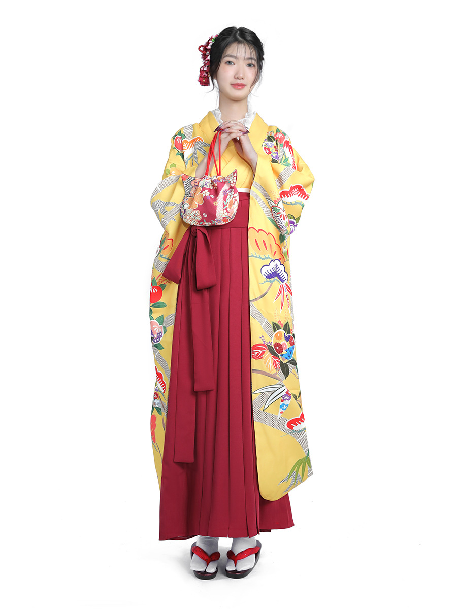 Women's Japanese Kimono Set Wa - Women Formal Wear For Graduation avaliação e preço