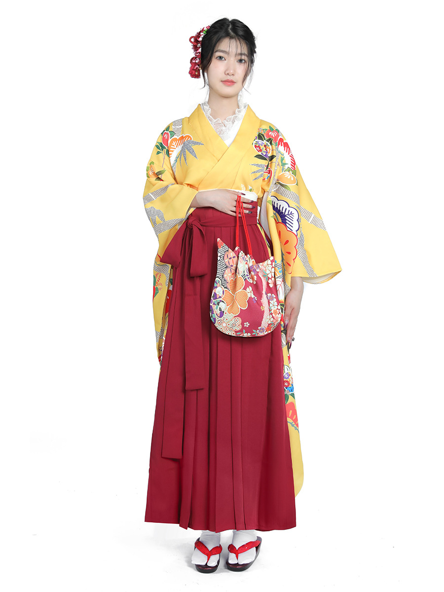 Women's Japanese Kimono Set Wa - Women Formal Wear For Graduation avaliação e preço