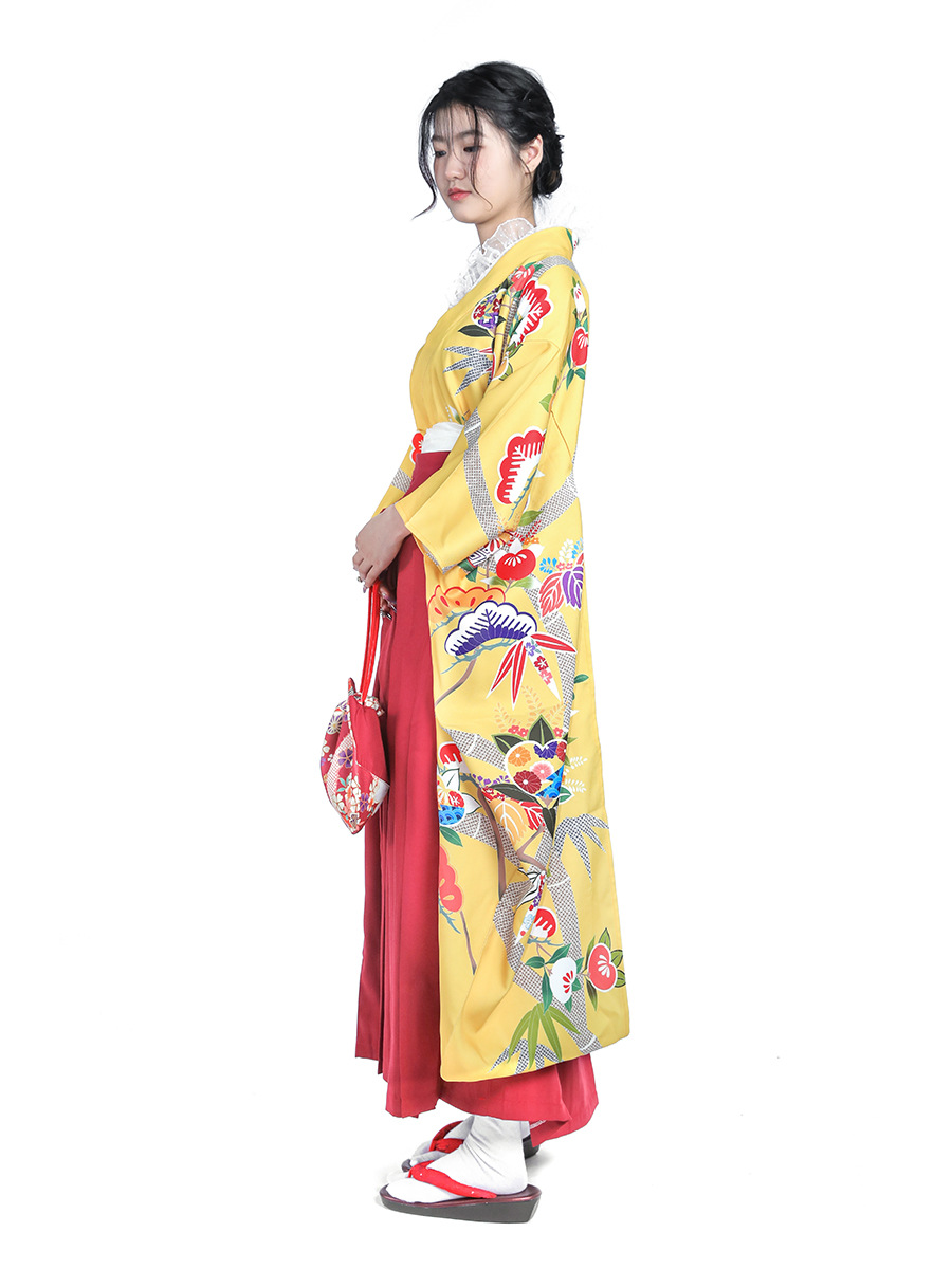 Women's Japanese Kimono Set Wa - Women Formal Wear For Graduation avaliação e preço