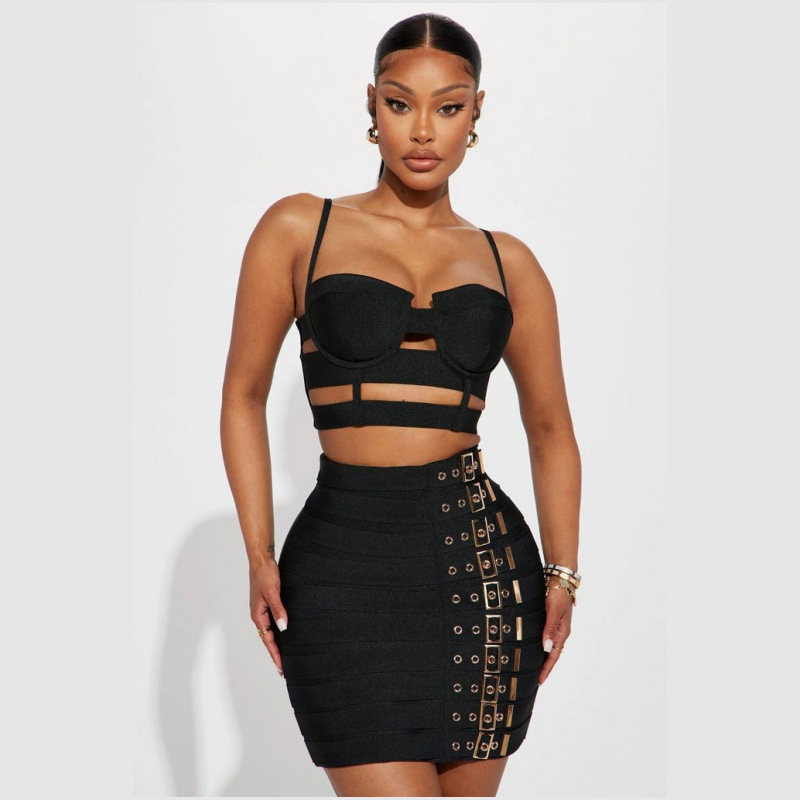Black White Bandage Women Prom - Women Formal Wear Black And White avaliação e preço