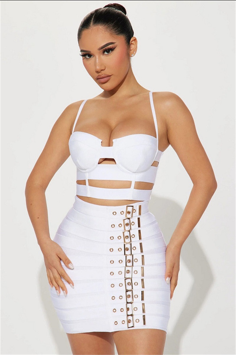 Black White Bandage Women Prom - Women Formal Wear Black And White avaliação e preço