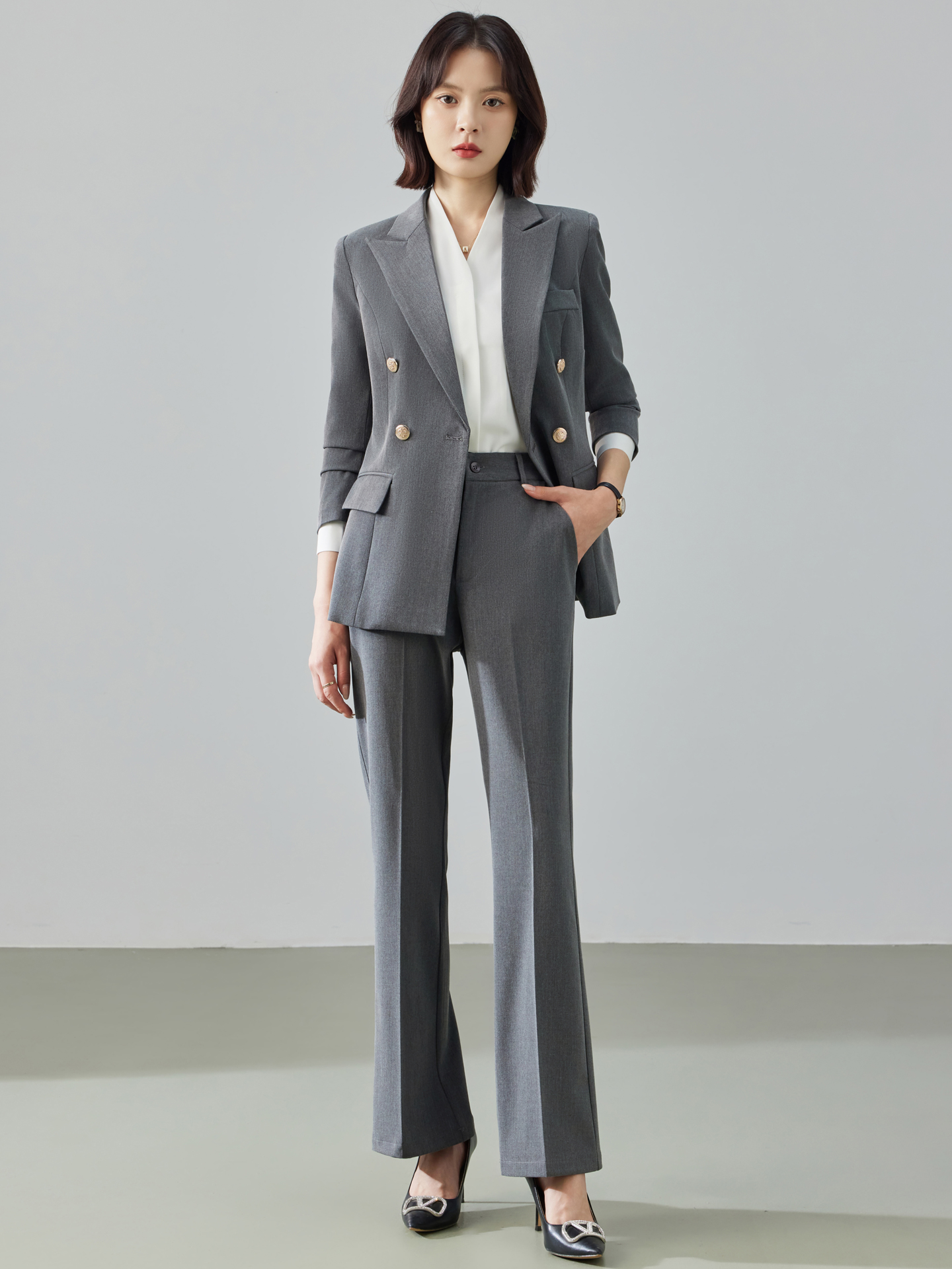 Cobalt Blue Suit Set for Women - Women Formal Wear For Graduation avaliação e preço
